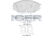Brake Pad Front Axle Vw Icer