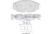 Brake Pad Front Axle Vw Icer