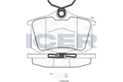 Brake Pad Rear Axle Renault Icer