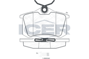 Brake Pad Rear Axle Renault Icer