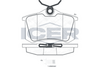 Brake Pad Rear Axle Renault Icer