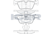 Brake Pad Set, disc brake (Braking System)