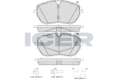 Brake pad, origin Spain