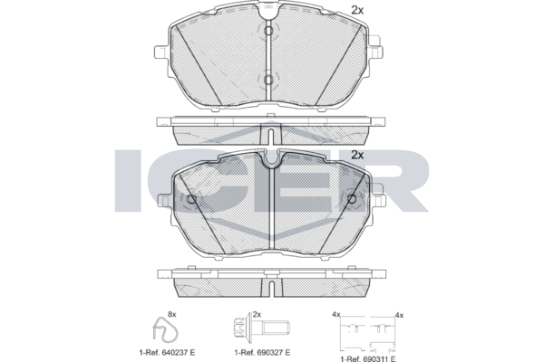 Brake pad, origin Spain
