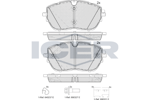 Brake pad, origin Spain