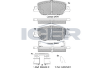 Brake Pad Set HONDA