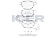 Brake Pad Front Axle Vw Icer