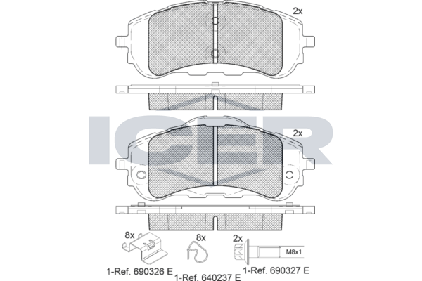 Brake pad, origin Spain