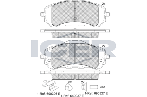 Brake pad, origin Spain