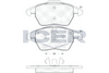 Brake Pad Set Front Icer Vw Polo