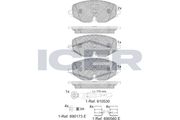 Brake Pad Set, disc brake (Braking System)