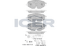 Brake Pad Set, disc brake (Braking System)