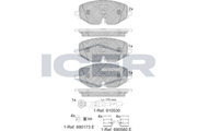 Brake Pad Set, disc brake (Braking System)