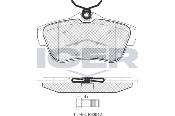 Brake pad, origin Spain