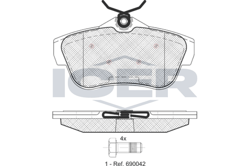 Brake pad, origin Spain