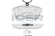 Brake pad, origin Spain