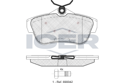 Brake pad, origin Spain