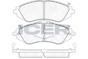 Front Brake Pad Set Icer