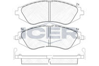 Front Brake Pad Set Icer