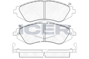 Front Brake Pad Set Icer