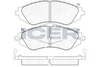 Front Brake Pad Set Icer