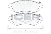 Front Brake Pad Set Icer