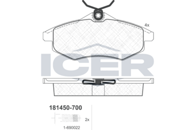 Brake pad, origin Spain