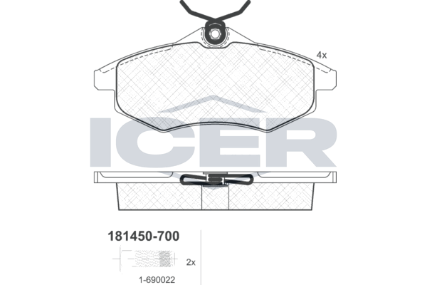 Brake pad, origin Spain