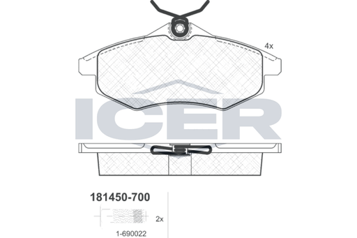 Brake pad, origin Spain