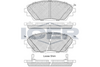 Brake Pad Set Front Icer Mazda 3