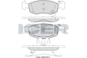 Front - Brake Pad - Icer Opel Corsa E (X