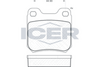 Rear - Brake Pad - Icer - Opel Vectra B