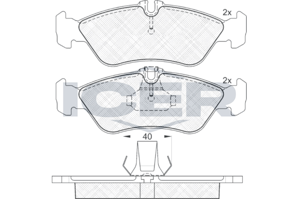 Brake Pad Set, disc brake (Braking System)