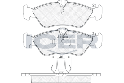 Brake Pad Set, disc brake (Braking System)