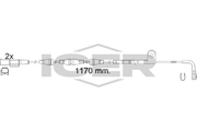 Warning Contact, brake pad wear (Braking System)