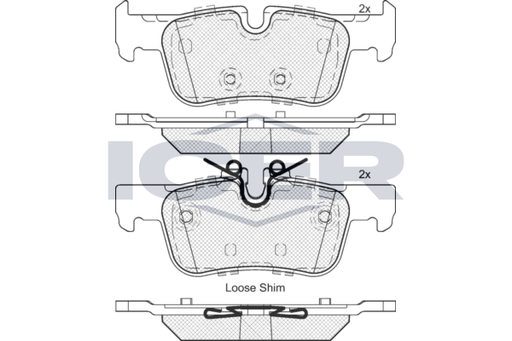 Brake Pad Set Rear Icer Bmw X1