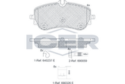 Brake Pad Set Rear Icer Vw Amarok