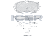 Brake Pad Set Rear Icer Vw Amarok
