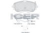 Brake Pad Set Rear Icer Vw Amarok