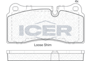 Brake Pad Rear Axle Bmw Icer