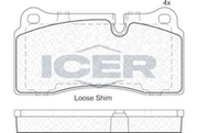 Brake Pad Rear Axle Bmw Icer