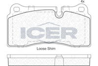Brake Pad Rear Axle Bmw Icer