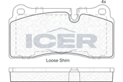 Brake Pad Rear Axle Bmw Icer