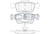 Rear - Brake Pad - Icer Mercedes-Benz Cl