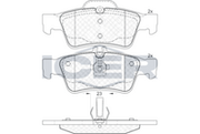 Rear - Brake Pad - Icer Mercedes-Benz Cl