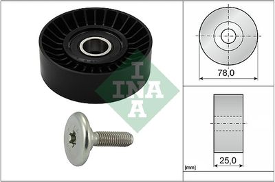 Guide Pulley - V-Ribbed Belt - Ina 407 S