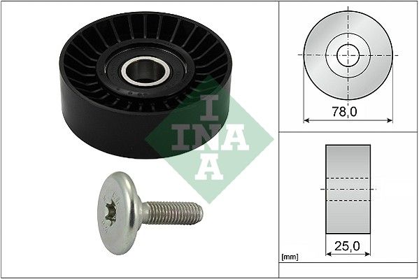 Guide Pulley - V-Ribbed Belt - Ina 407 S