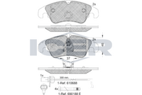 Brake Pad Set Front Icer Audi A6