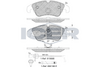 Brake Pad Set Front Icer Audi A6
