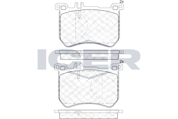 Brake Pad Set ICER